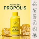 Beekeeper's Naturals Propolis Honey Cough Syrup Daytime for Adults Elderberry, Bee Propolis, Buckwheat Honey - Immune Support & Throat Soothing, 4 oz