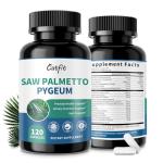 Saw Palmetto for Men – Prostate Health & Urinary Support & DHT Blocker, Hair Health with Biotin 6000mcg, Pumpkin Seed Oil, Pygeum & Lycopene – Energy & Vitality Formula, 120 Capsules