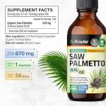 BIO KRAUTER Saw Palmetto Extract - Vegan Saw Palmetto for Men and Women - Urinary Support - Alcohol & Sugar Free - 4 Fl.Oz.
