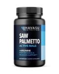 Saw Palmetto 500mg and L-Arginine 500 mg - Prostate Health and Nitric Oxide Supplements for Men - 60 Count - Urinary Function Support and Endurance for Active Males - Vegan, Non-GMO, 1 Month Supply