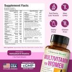 Multivitamin for Women – Methylated Womens Multivitamins & Multiminerals Capsules with Vitamin B12, A, D, C, Zinc, Magnesium & More for Complete Daily Support – Trusted Bioavailable Vitamins for Women