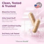 Multivitamin for Women – Methylated Womens Multivitamins & Multiminerals Capsules with Vitamin B12, A, D, C, Zinc, Magnesium & More for Complete Daily Support – Trusted Bioavailable Vitamins for Women