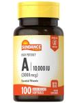 Sundance High Potency Vitamin A Softgels | 3000mcg | 100 Count | Essential Vitamin | Non-GMO and Gluten Free Supplement