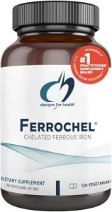 Ferrochel Chelated Iron Supplement - 120 Vegan Capsules