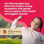 Renzo's Vegan Iron Supplements for Kids, 90 Tabs