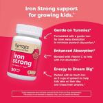 Renzo's Vegan Iron Supplements for Kids, 90 Tabs