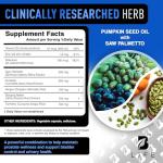Prostate Health Supplements with Saw Palmetto & Pumpkin Seed