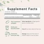 Micro Ingredients Vitamin E Softgels for Health