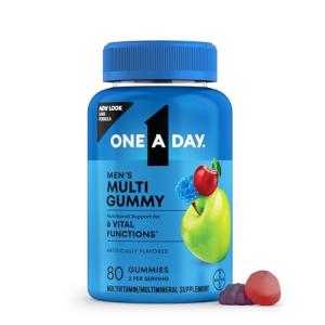 One A Day Men's Multivitamin Gummies, 80 Count