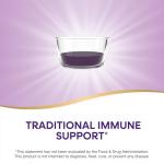 Nature's Way Sambucus Traditional Immune Elderberry Syrup for Ages 7+, Traditional Immune & Antioxidant Support*, Organic Black Elderberry Extract, USDA Certified Organic, 4 Fl Oz (Packaging May Vary)