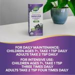 Nature's Way Sambucus Traditional Immune Elderberry Syrup for Ages 7+, Traditional Immune & Antioxidant Support*, Organic Black Elderberry Extract, USDA Certified Organic, 4 Fl Oz (Packaging May Vary)
