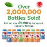 Lifeable Iron Gummies | 20mg | with Vitamin C | Great Tasting Blood Builder Iron Supplement | Iron with Vitamin C for Iron Deficiency | Iron Gummies for Women, Men, Adults | 90 Gummies
