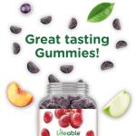 Lifeable Iron Gummies | 20mg | with Vitamin C | Great Tasting Blood Builder Iron Supplement | Iron with Vitamin C for Iron Deficiency | Iron Gummies for Women, Men, Adults | 90 Gummies