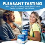 JetZone Jet Lag Remedy - Homeopathic Travel Aid – Trusted for Over 15 Years - Immune Health – Circadian Rhythm - Fatigue – Exhaustion – Tired - Can't Sleep – Good for 48hrs Flying Time - 30 Chewables