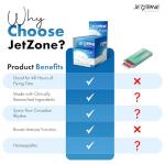 JetZone Jet Lag Remedy - Homeopathic Travel Aid – Trusted for Over 15 Years - Immune Health – Circadian Rhythm - Fatigue – Exhaustion – Tired - Can't Sleep – Good for 48hrs Flying Time - 30 Chewables