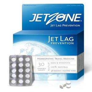 JetZone Jet Lag Remedy - Homeopathic Travel Aid – Trusted for Over 15 Years - Immune Health – Circadian Rhythm - Fatigue – Exhaustion – Tired - Can't Sleep – Good for 48hrs Flying Time - 30 Chewables