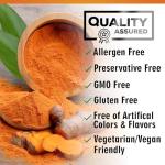 Turmeric Curcumin Supplement 1950mg - 95% Curcuminoids with Organic Turmeric & BioPerine Black Pepper Extract for Best Absorption, Nature's Vegan Joint Support, Non-GMO, Bottled in USA - 240 Capsules