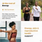 Zinc Supplements for Men and Women | Zinc 50mg with Black Currant 120 Vegetarian Capsules | Highly Absorbable Form for Immune Support | Zink 50 mg Supplement Promotes Skin Health