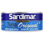 Sardimar Chunk Light Tuna ( Original - Pack of 12 ) - Ready to eat meals in can