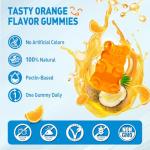 duwhot Vitamin A Gummies, 25000IU Vitamin A Supplement from Retinyl Palmitate & Fish Liver Oil, with Coconut Oil for High Absorption, Vision, Skin & Immune Health, Sugar-Free, Non-GMO, 60 Servings