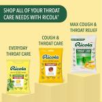 Ricola Cherry Throat Drops, 45 Count, Daily Drops For Delicious Throat Refreshment, Oral Anesthetic, Naturally Flavored