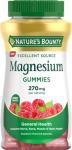 Nature's Bounty Magnesium 270mg Gummies, Supports Bone, Nerve, Muscle and Heart Health, 90 Gummies