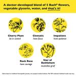RESCUE Bach Remedy Dropper 20mL, Natural Stress Relief, Homeopathic Flower Essence, Vegan, Gluten & Sugar-Free, Non-Habit Forming (Non-Alcohol Formula)
