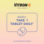 Vitron-C Iron Supplement for Women, Immunity Support Iron Supplements with Vitamin C, Iron Pills for Immune Support, 60 Count