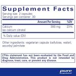 Pure Encapsulations Calcium Citrate for Healthy Bones