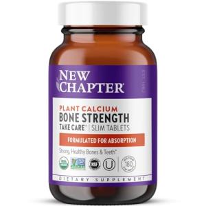 Organic Calcium with Magnesium, Vitamin D3, K2 - 180 Tablets