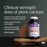 Organic Calcium with Magnesium, Vitamin D3, K2 - 180 Tablets