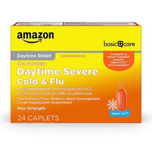 Daytime Cold & Flu Relief Caplets, 24 Count