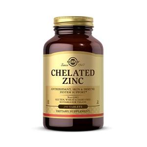Solgar Chelated Zinc Tablets for Healthy Skin