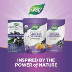 Nature's Way Sambucus Immune Lozenges, Zinc, Vitamin C, Elderberry, Immune Support*, USDA Organic, Honey Lemon Flavor, 24 Lozenges (Packaging May Vary)
