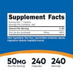 Nutricost Zinc Picolinate 50mg, 240 Vegetarian Capsules - Gluten Free and Non-GMO (240 Caps)