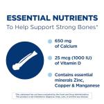 Citracal Maximum Plus, 650 mg Calcium Citrate, easily absorbed and highly soluble with 25 mcg (1000 IU) Vitamin D3, Bone Health Support, Calcium Supplement for Ages 12+, 120 Count (Packaging May Vary)