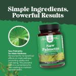 Saw Palmetto Capsules for Prostate & Hair Loss