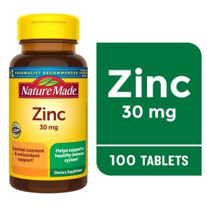 Nature Made Zinc 30 mg, Immune Health
