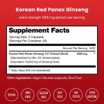 120 Vegan Capsules of NutraChamps Red Ginseng