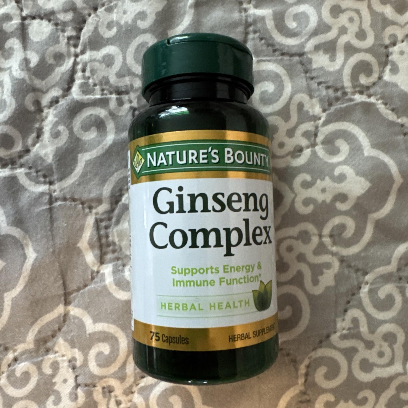 Nature's Bounty Ginseng Complex with Royal Jelly