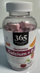 Whole Foods Calcium Adult Gummies, 100 Count