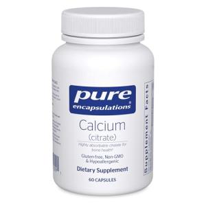 Pure Encapsulations Calcium Citrate for Healthy Bones
