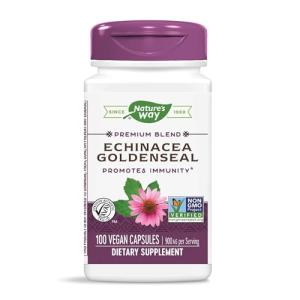 Nature's Way Echinacea Goldenseal Immune Support Capsules