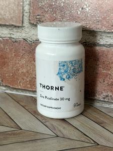 THORNE - Zinc Picolinate 30 mg - Well-Absorbed Zinc Supplement for Growth and Immune Function* - 60 Capsules