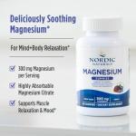 Nordic Naturals Magnesium Gummies for Adults, Blueberry Lavender Flavor - 60 Gummies - Vegan Magnesium Supplement for Mind, Mood, and Cardiovascular Support - Non-GMO - 20 Servings