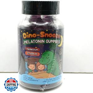 Iron Dinosaur Gummies for Kids with Vitamin C | Sugar-Free, Vegan, Gluten-Free & Non-GMO | Anemia Relief, Energy & Blood Health Support | Grape Flavor, Pectin-Based for Optimal Health