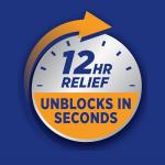 Theraflu Severe Congestion Relief Nasal Mist, Oxymetazoline HCI 0.05% Nasal Decongestant, 12 Hour Relief, Ultra-Fine Mist, 0.34 fl oz