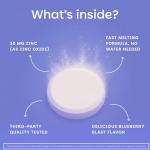 EZ Melts Dissolvable Zinc Supplement 30 mg, Sugar-Free, 2-Month Supply - 1 Pack