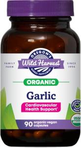 Organic Garlic Capsules, Non-GMO, 90 Count