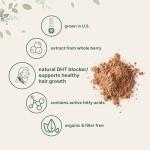 Organic Saw Palmetto Powder for Hair and Prostate